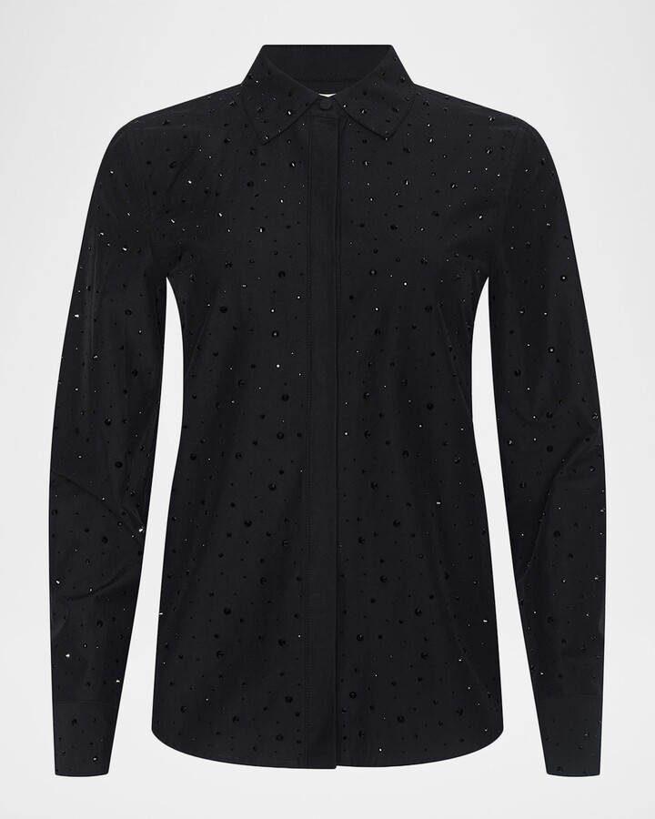 L'Agence Ellery Crystal Poplin Shirt