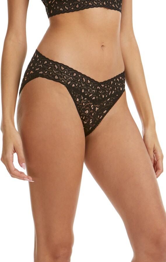 Women's Leopard Print Bonded Micro Bikini Underwear - Auden Urban