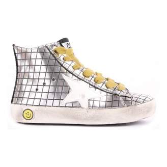 Golden Goose Francy Mirror Check Leather Trainers