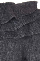 Thumbnail for your product : Philosophy di Lorenzo Serafini Ruffled Cropped Intarsia-Knit Sweater