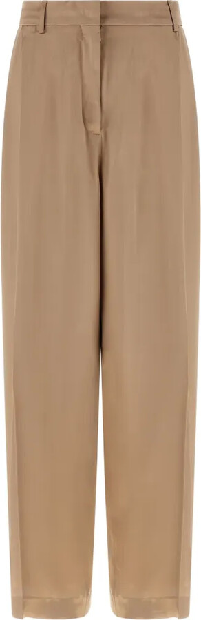 Fabiana Filippi Stretched Pleat Wide Trousers