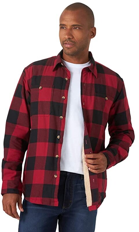 red flannel jacket