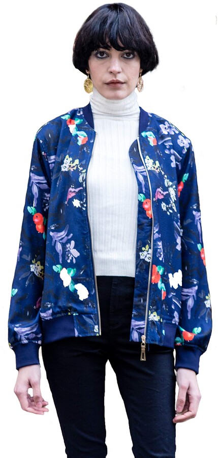 floral bomber jacket uk