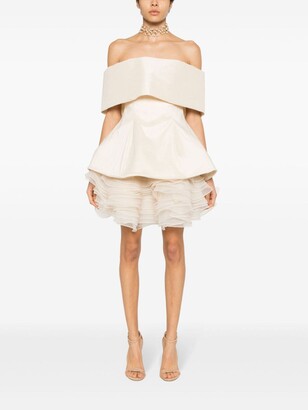 Ana Radu Ruffle-Detail Mini Dress Set - ShopStyle