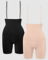 Thumbnail for your product : B Free Intimate Apparel - Women's Nude Lingerie Accessories - Power Shaping Stay Up Shorts - 2 Pack - Size One Size, L at The Iconic