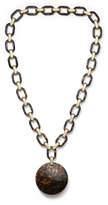 Thumbnail for your product : MICHAEL Michael Kors Michael Kors Link Disc Necklace, Golden/Tortoise