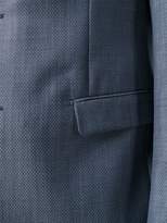 Thumbnail for your product : Paoloni micro-checked slim-fit suit