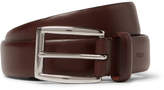 Thumbnail for your product : Polo Ralph Lauren 3cm Dark-Brown Leather Belt