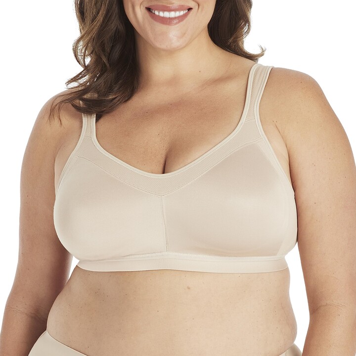 Women's 18 Hour Active Lifestyle Full Coverage Bra US4159 - - 38DD Nude