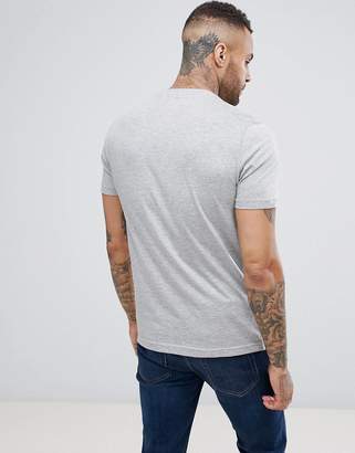 Original Penguin Large Logo T-Shirt Slim Fit In Grey Marl
