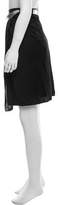 Thumbnail for your product : Paco Rabanne Asymmetrical Knee-Length Skirt w/ Tags Black Asymmetrical Knee-Length Skirt w/ Tags
