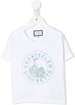 Thumbnail for your product : Simonetta glitter logo T-shirt