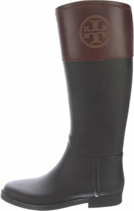 tory burch rubber rain boots