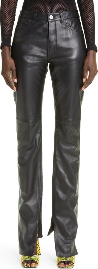Lambskin Leather Pants | Shop The Largest Collection | ShopStyle