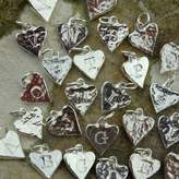 Thumbnail for your product : Nest Individual Personalised Hammered Heart Charm