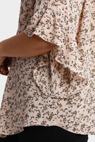 Thumbnail for your product : Moss Print Shirred Yoke Top
