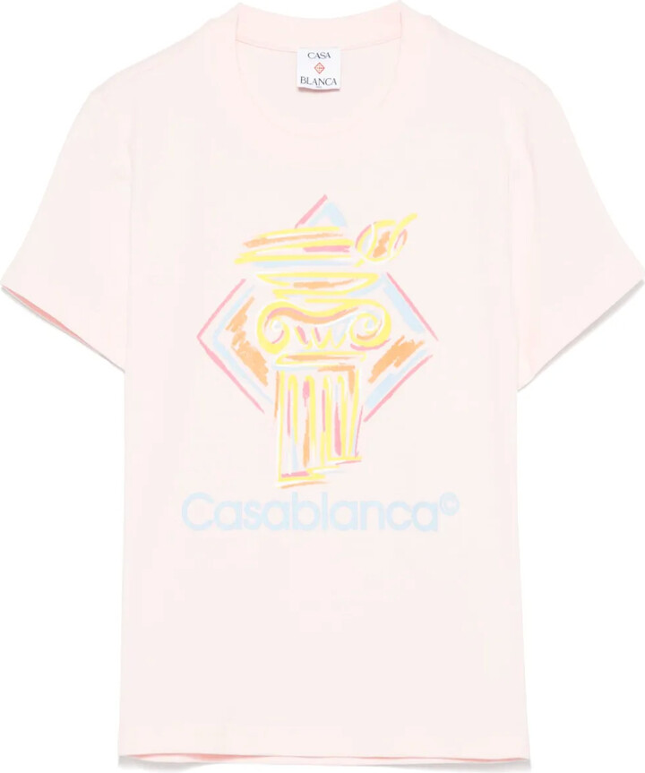 Casablanca Diamond Column-printed T-shirt