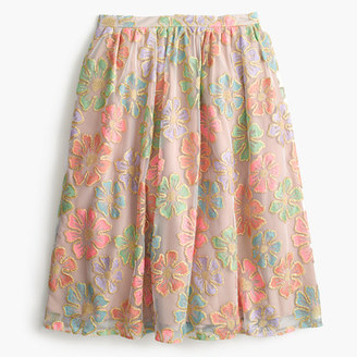 J.Crew Collection A-line skirt in Austrian tulle