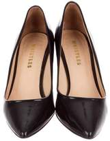 Thumbnail for your product : Whistles Leather Pointed-Toe Pumps