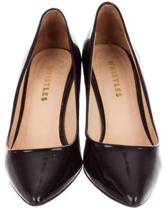 Whistles Leather Pointed-Toe Pumps