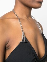 Thumbnail for your product : DSQUARED2 Chain-Link Cut-Out Midi Dress