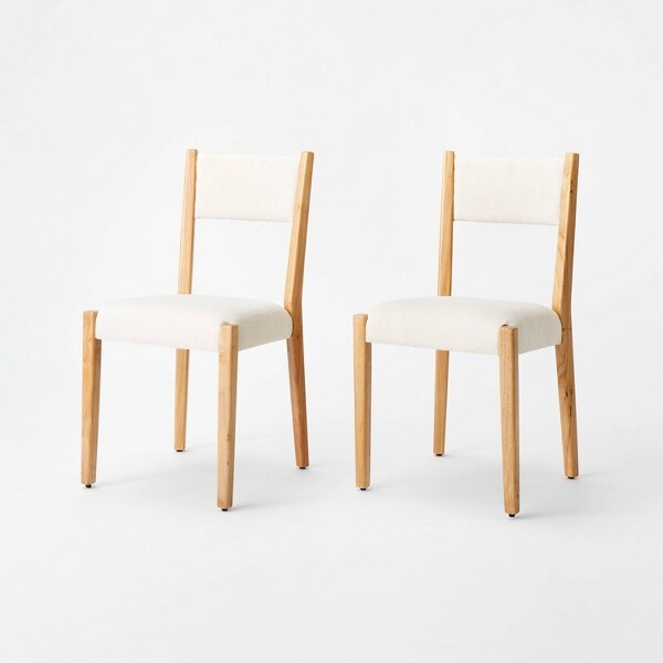 Threshold designed w/Studio McGee 2pk Yalecrest Upholstered Seat and