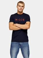 Thumbnail for your product : Nicce TopmanTopman Navy T-Shirt