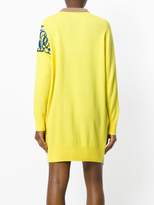 Thumbnail for your product : Sacai embroidered sweater dress