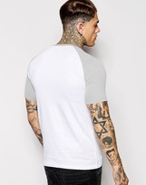 Thumbnail for your product : ASOS T-Shirt With Contrast Raglan Sleeves