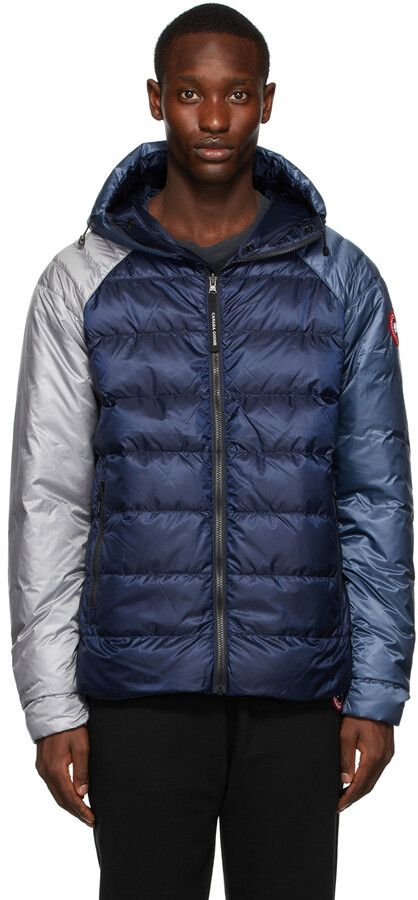 Canada Goose Reversible Navy Down Legacy Jacket - ShopStyle
