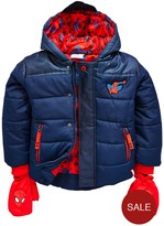 Thumbnail for your product : Spiderman Boys Padded Coat