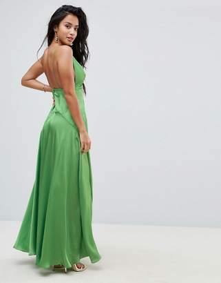ASOS Petite Ultimate Cami Thigh Split Maxi Dress
