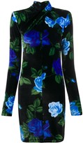 Thumbnail for your product : Richard Quinn Floral Print Fitted Dress