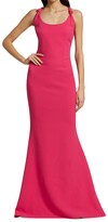 Thumbnail for your product : Safiyaa Linda Sleeveless Twist Detail Stretch Crepe Gown