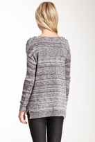 Thumbnail for your product : Romeo & Juliet Couture Embellished Neck Slub Knit Sweater