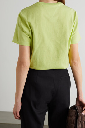 Bottega Veneta Washed Cotton-jersey T-shirt - Chartreuse