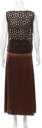 Alberta Ferretti Embellished Skirt Set