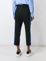 Thumbnail for your product : Golden Goose Cropped Side Stripe Trousers