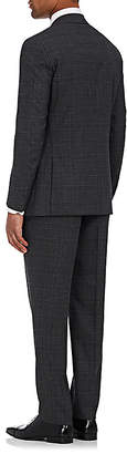 Isaia Men's Sanita Glen Plaid Stretch-Wool Two-Button Suit
