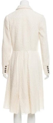 Christian Dior Double-Breasted Bouclé Coat