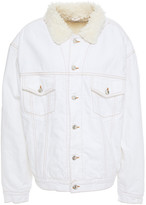 Thumbnail for your product : IRO Franz Oversized Faux Shearling-lined Denim Jacket