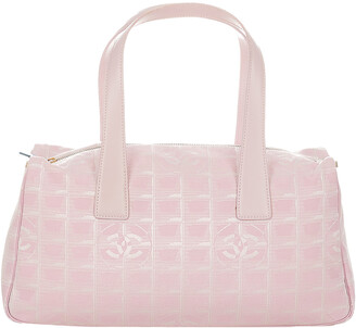 Chanel Pink Nylon Travel Line Bag - ShopStyle