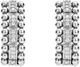 Thumbnail for your product : Lagos Caviar Spark Diamond Oval Hoop Earrings