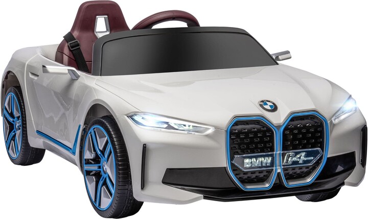 Aosom 12V Licensed BMW Kids Electric Car with 2.4G Remote Control Suspension System Horn Music Lights