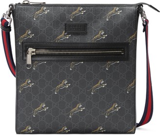 gucci side bag mens black
