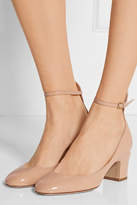 Thumbnail for your product : Valentino Tango Patent-leather Pumps - Beige