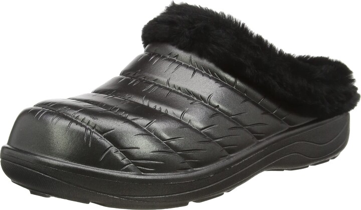 skechers fur clogs