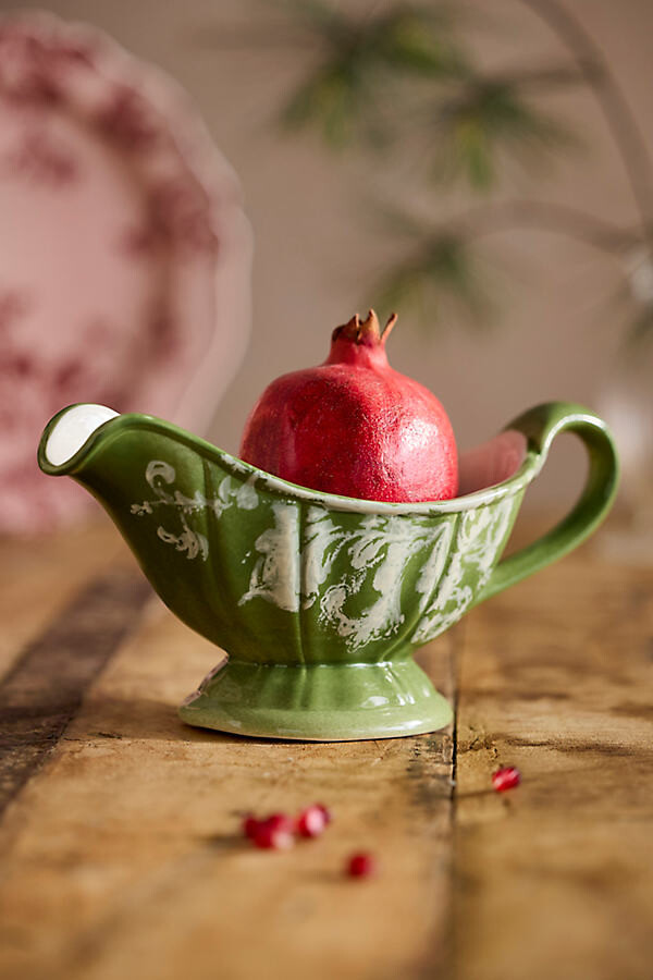 Botanical Silhouette Gravy Boat