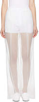 Givenchy White Tulle Trousers 