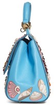 Thumbnail for your product : Dolce & Gabbana Medium Miss Sicily Leather Satchel - Blue
